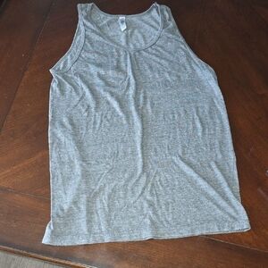 (J27) Gray Sleeveless Tank Top